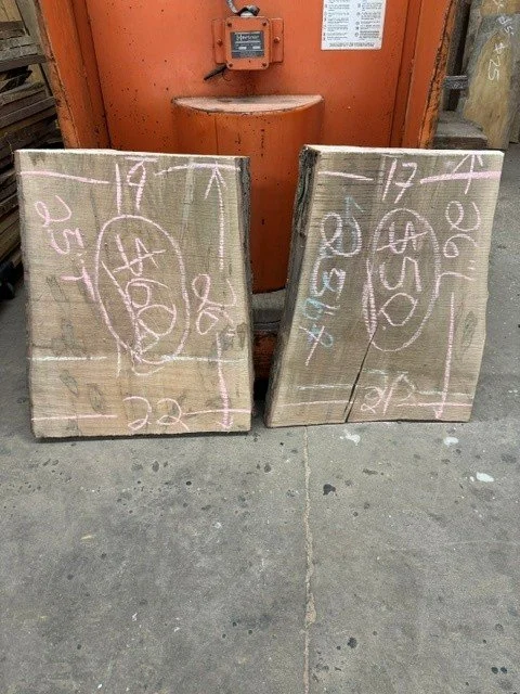 Kiln Dried Ambrosia Maple Live Edge Slab Shorts