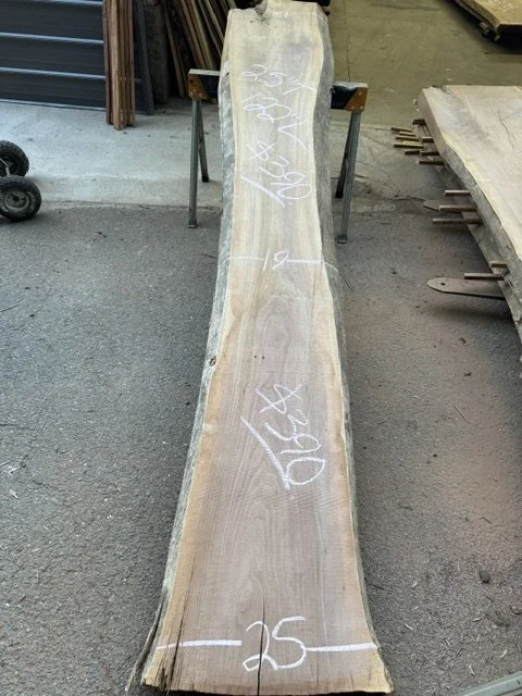 Kiln Dried Black Walnut Live Edge Slab