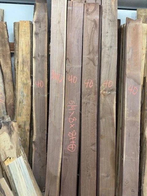 Kiln Dried Black Walnut Boards Lumber