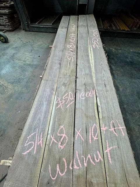 Kiln Dried Black Walnut Lumber Boards