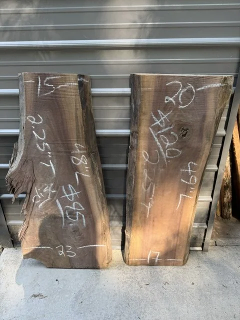 Kiln Dried Black Walnut Live Edge Slab