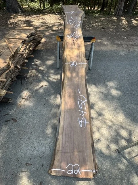 Kiln Dried Live Edge Black Walnut Slabs