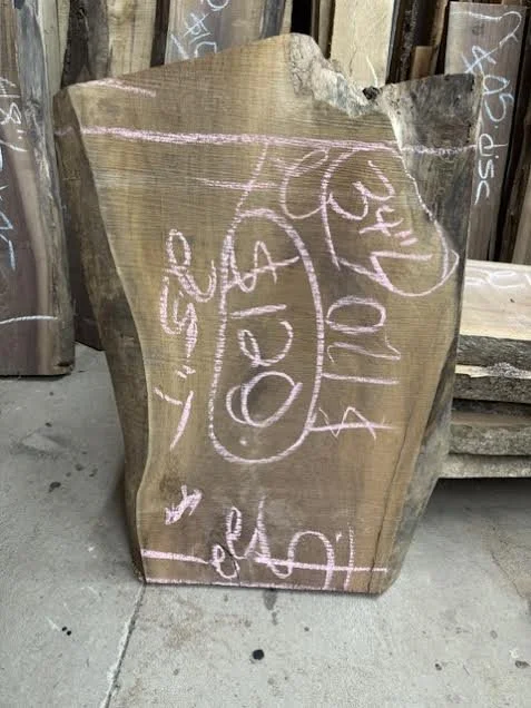 Kiln Dried Black Walnut Live Edge Slab