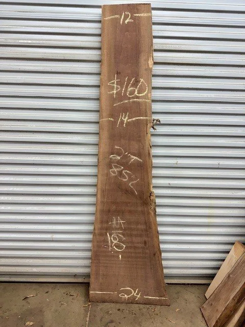 Kiln Dried Walnut Live Edge Slab