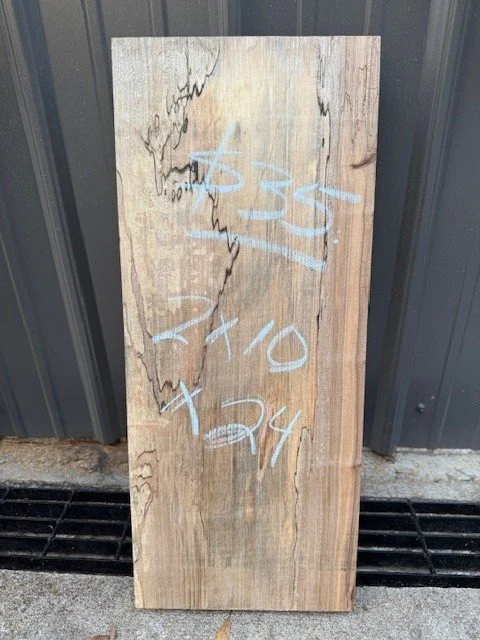 Kiln Dried Spalted Maple Shelf Blank