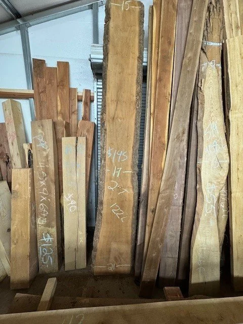 Kiln Dried Sycamore Live Edge Slab