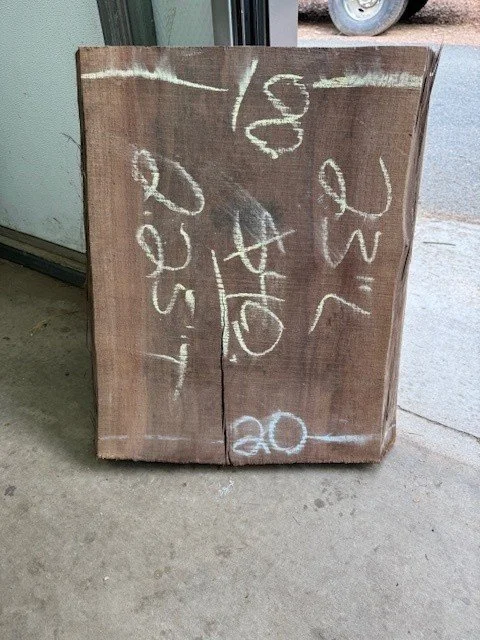 Kiln Dried Black Walnut Live Edge Slab Short