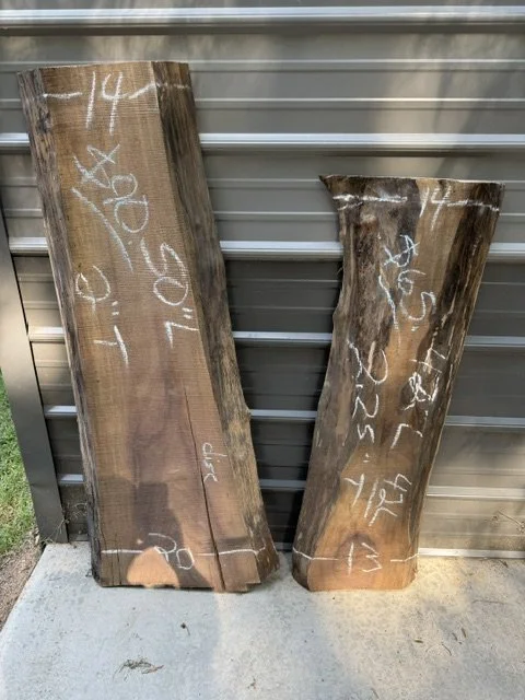 Kiln Dried Black Walnut Live Edge Slabs