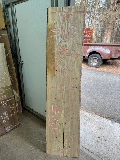 Kiln Dried Wormy Ash Live Edge Slab