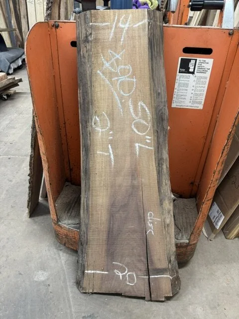 Kiln Dried Walnut Live Edge Slab