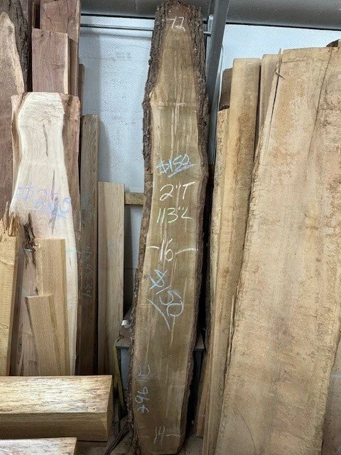 Kiln Dried Live Edge Ambrosia Maple Slab