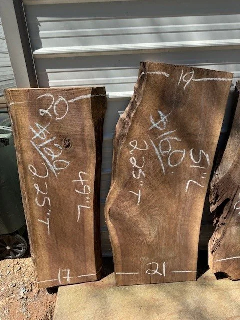 Kiln Dried Live Edge Black Walnut Slabs