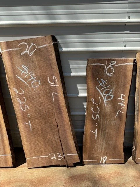 Kiln Dried Live Edge Black Walnut Slabs