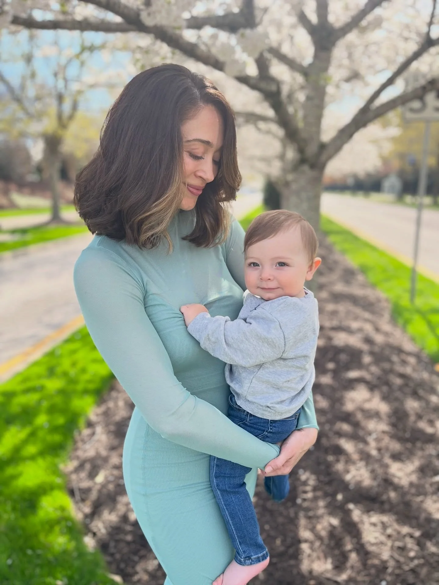 What a difference a year makes 🌸

Last spring I carried him. This spring I get to be his mama. 

Grateful for this strong, intelligent body that grew him, held him and now gets to keep moving with intention. Loving every season of this wildly beauti