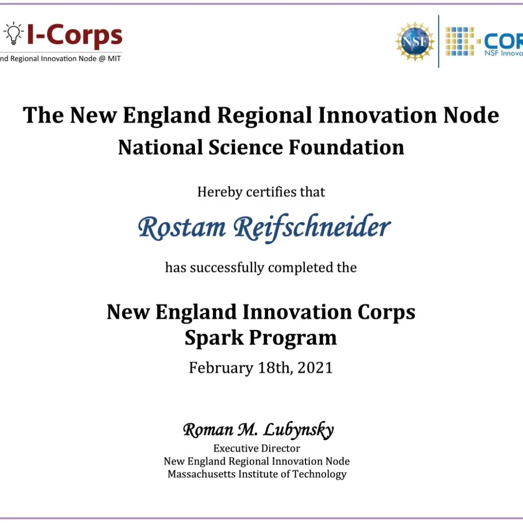 Hydrova completes NSF New England I-Corps.