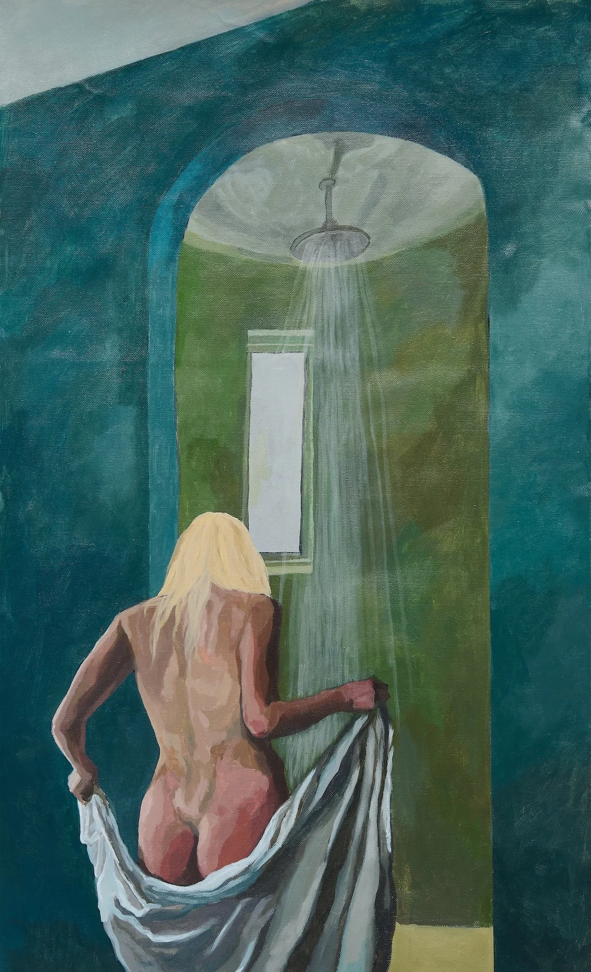 Shower Thoughts
Acrylic paint on canvas 