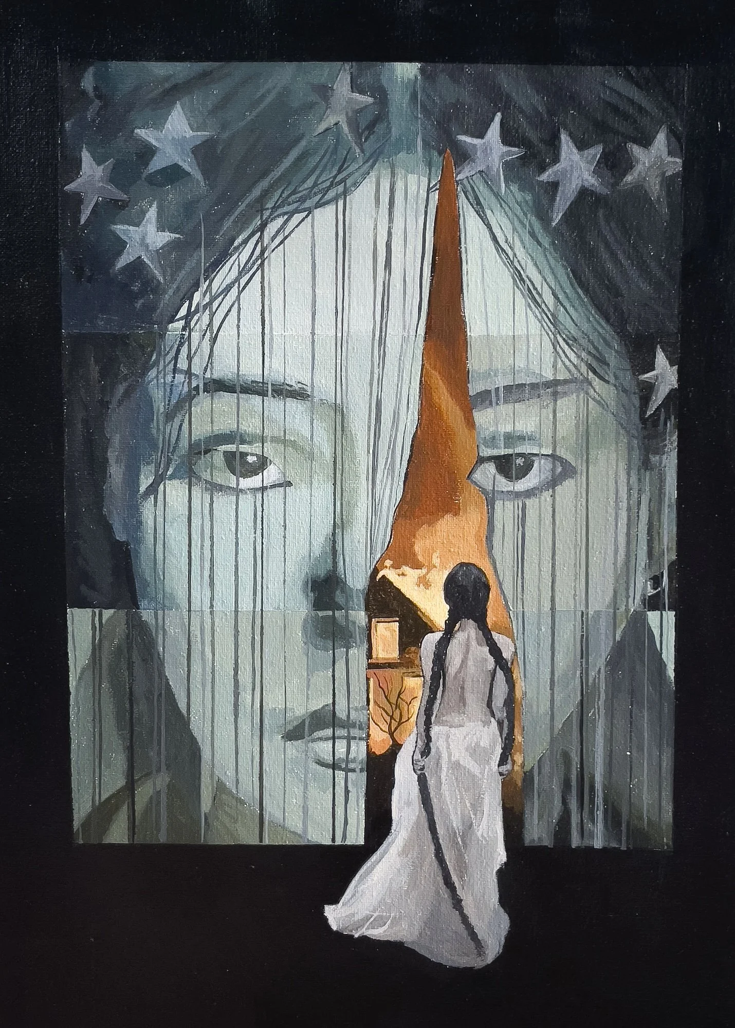 House of cards (SOLD),
Acrylic on canvas