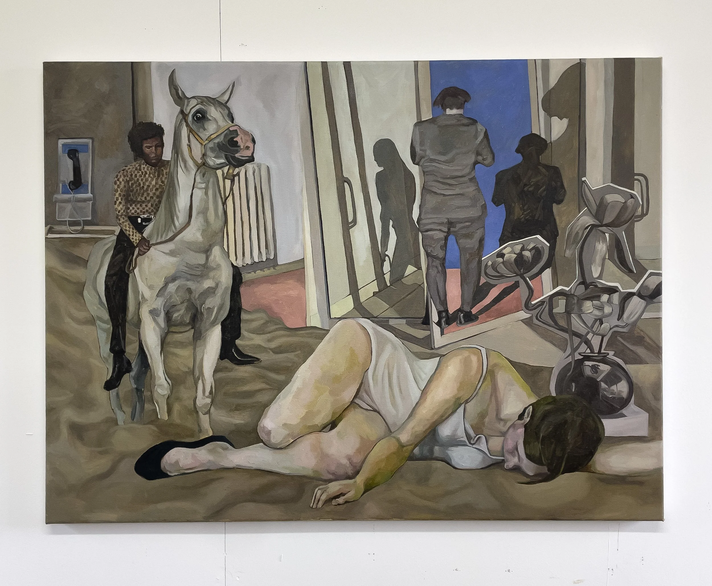 Fatigue, oil paint on canvas, 100 x 75 cm, 2026