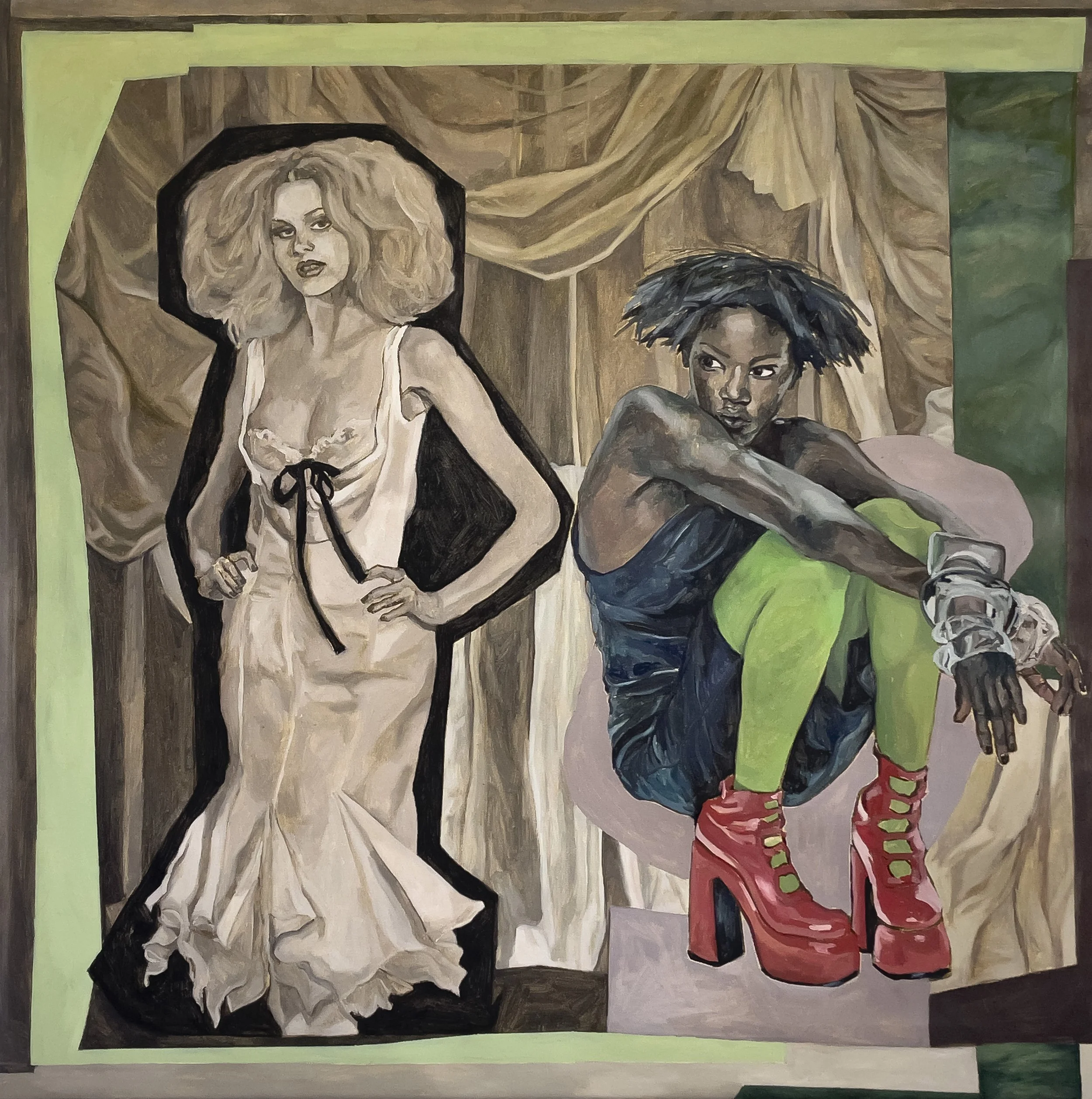Something to believe in, oil paint on canvas, 90 x 90 cm, 2026