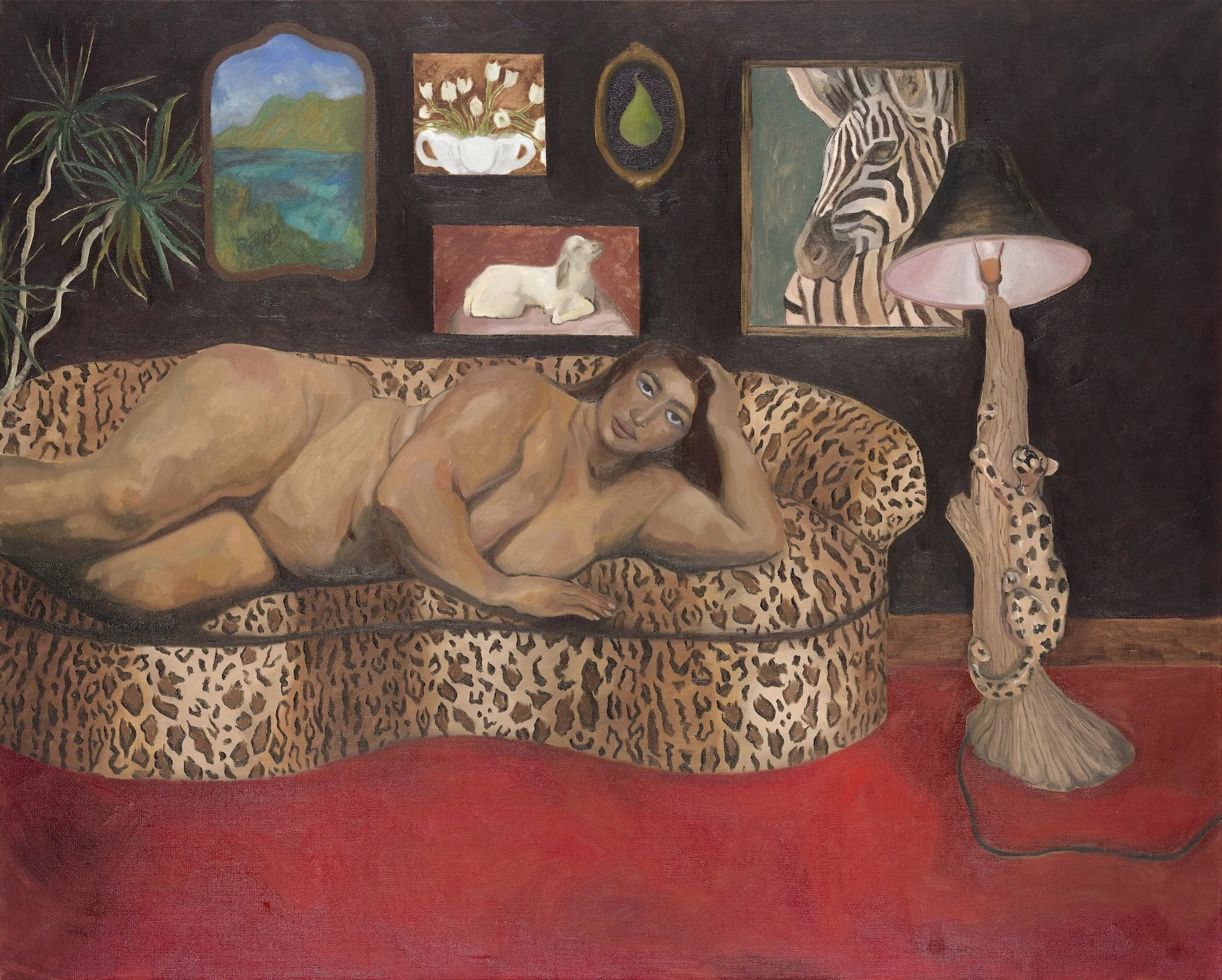 It's Kitsch, I love it (SOLD)
Oil paint on canvas 
100 x 80 cm