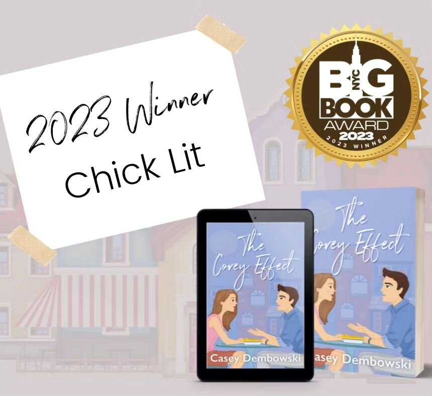 This means so much to me and so close to The Corey Effect's 1-year book birthday!!

If you like small town, second chance romances this one's for you!! Keep tissues handy!

#nycbigbookaward #awardwinning #bookstagram #bookishnews #indieauthors #small