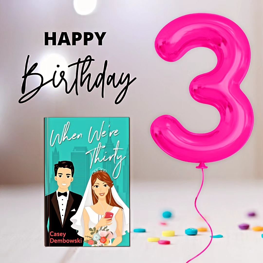 I can't quite believe it's been 3 years since When We're Thirty was published or that I have a fourth book on the way! 

Happy book birthday to my OG babies, Will and Hannah. 

#bookstagram #romancereads #bookbirthday @redadeptpublishing