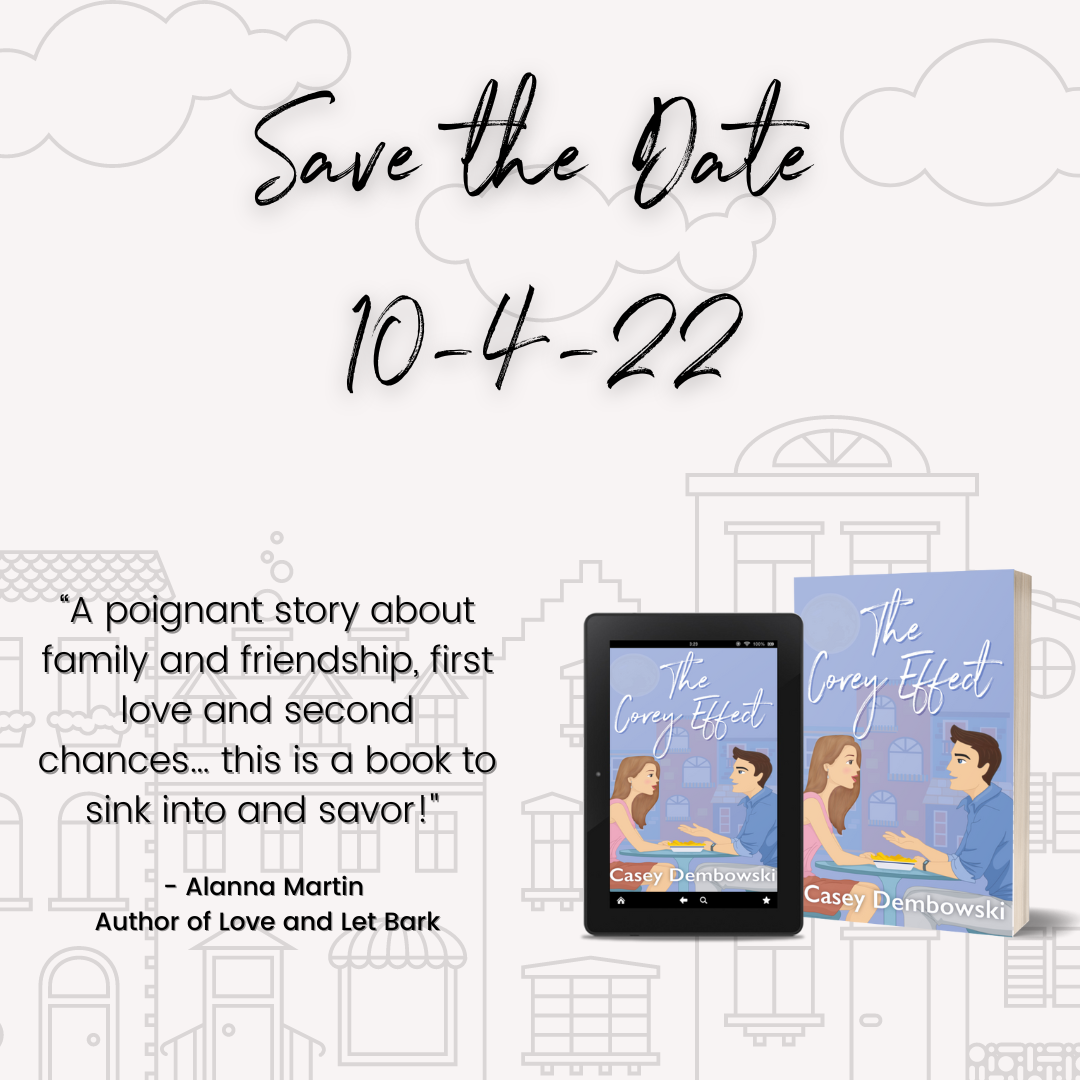 Save the date: The Corey Effect is coming out this fall!