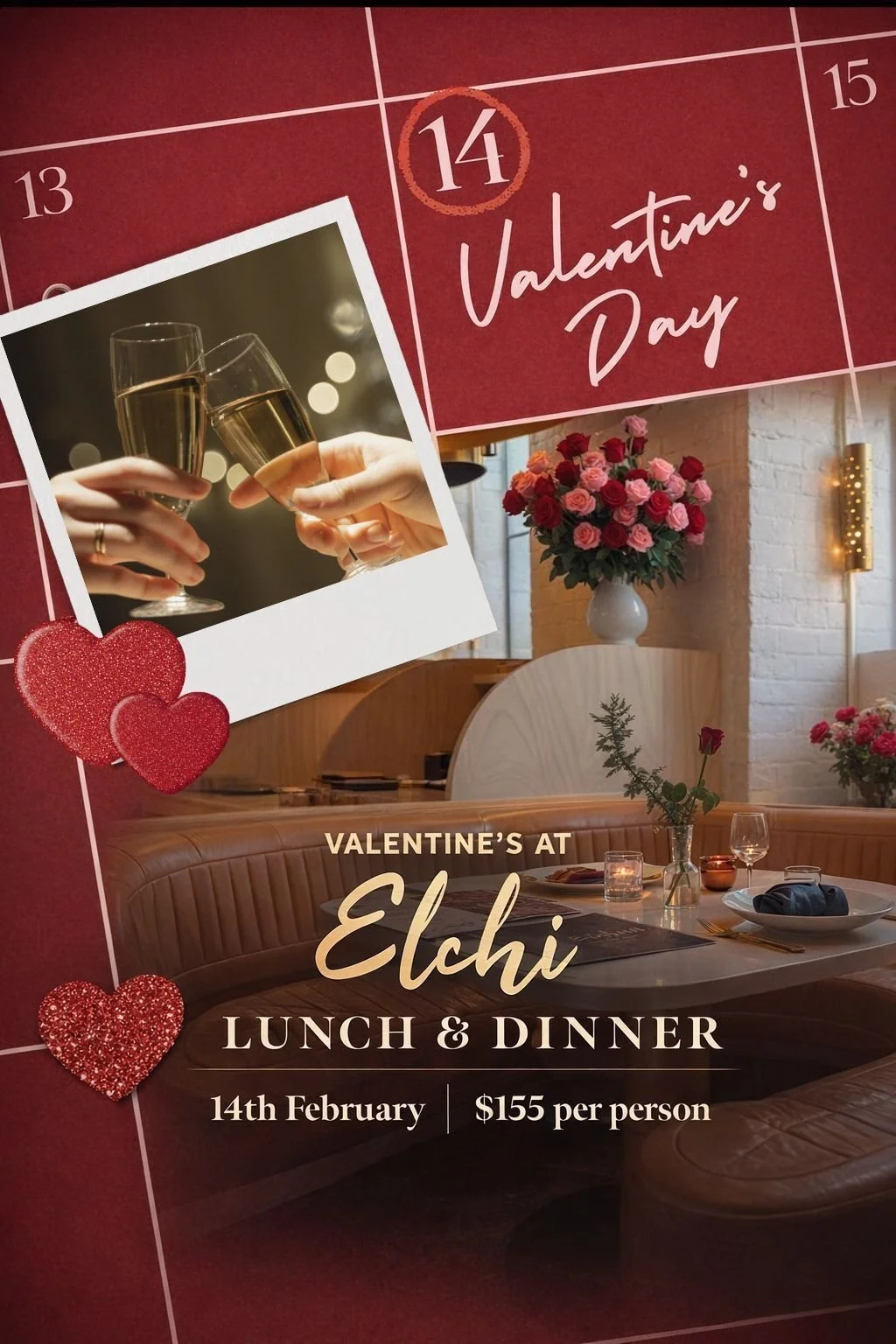 ❤️ Valentine’s Lunch I Dinner