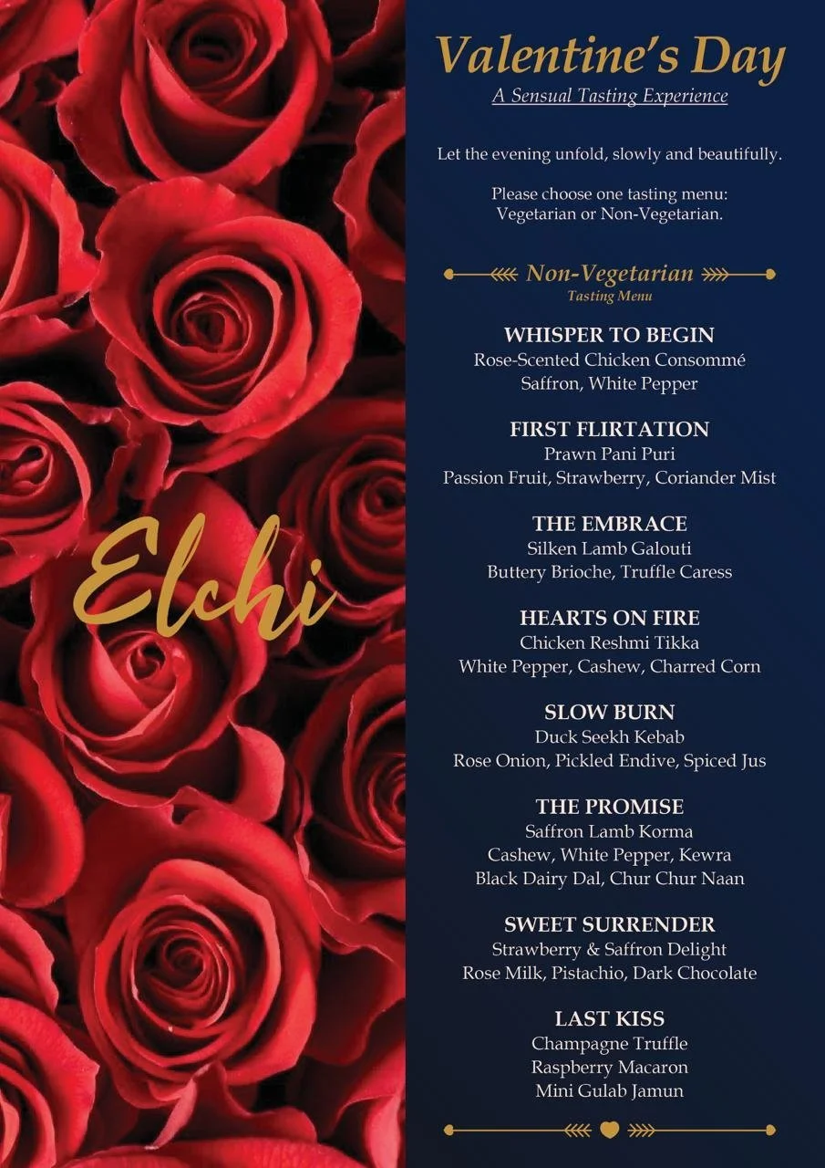 Elchi Valentine's Day non-vegetarian tasting menu