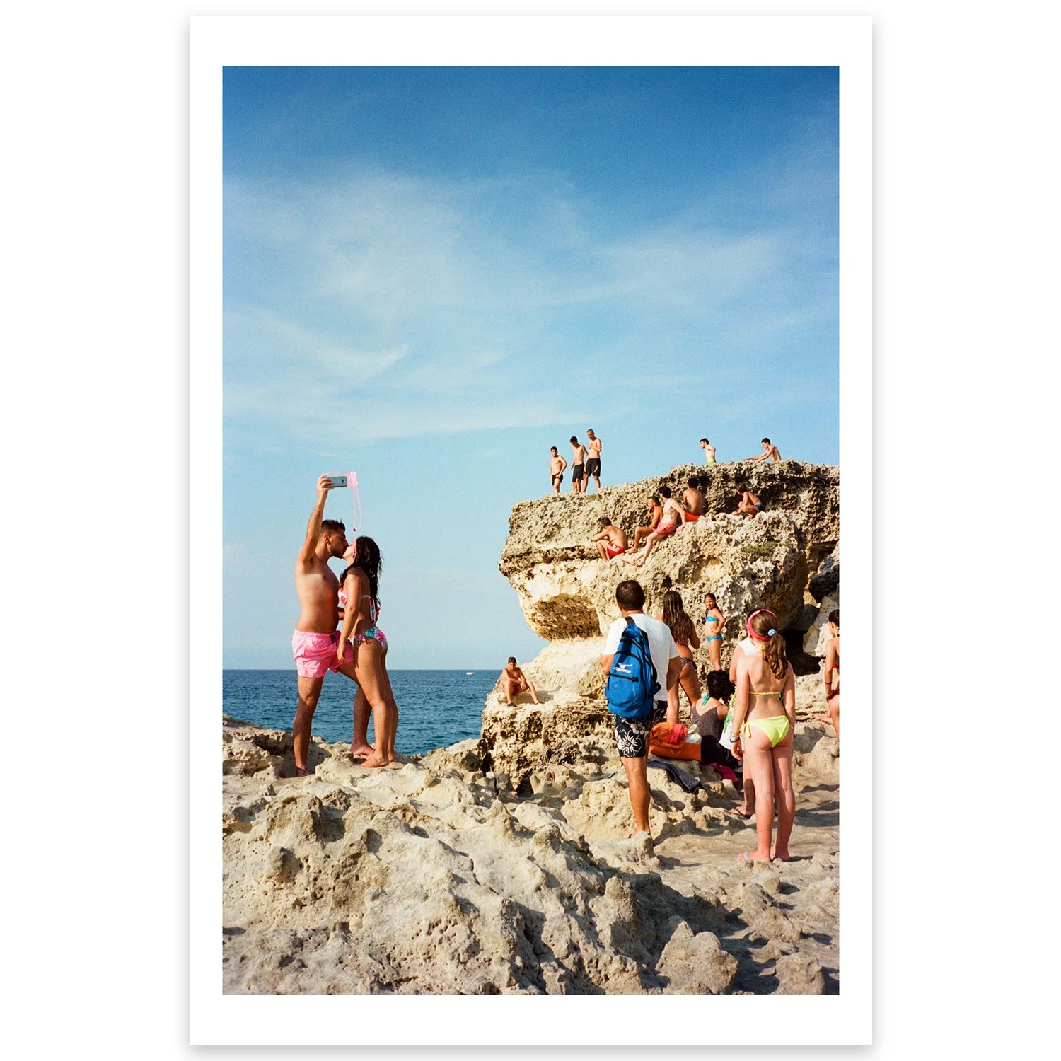 Archival photographic print shot at Grotto della Poesia, Italy, 2016 by Dean Lever