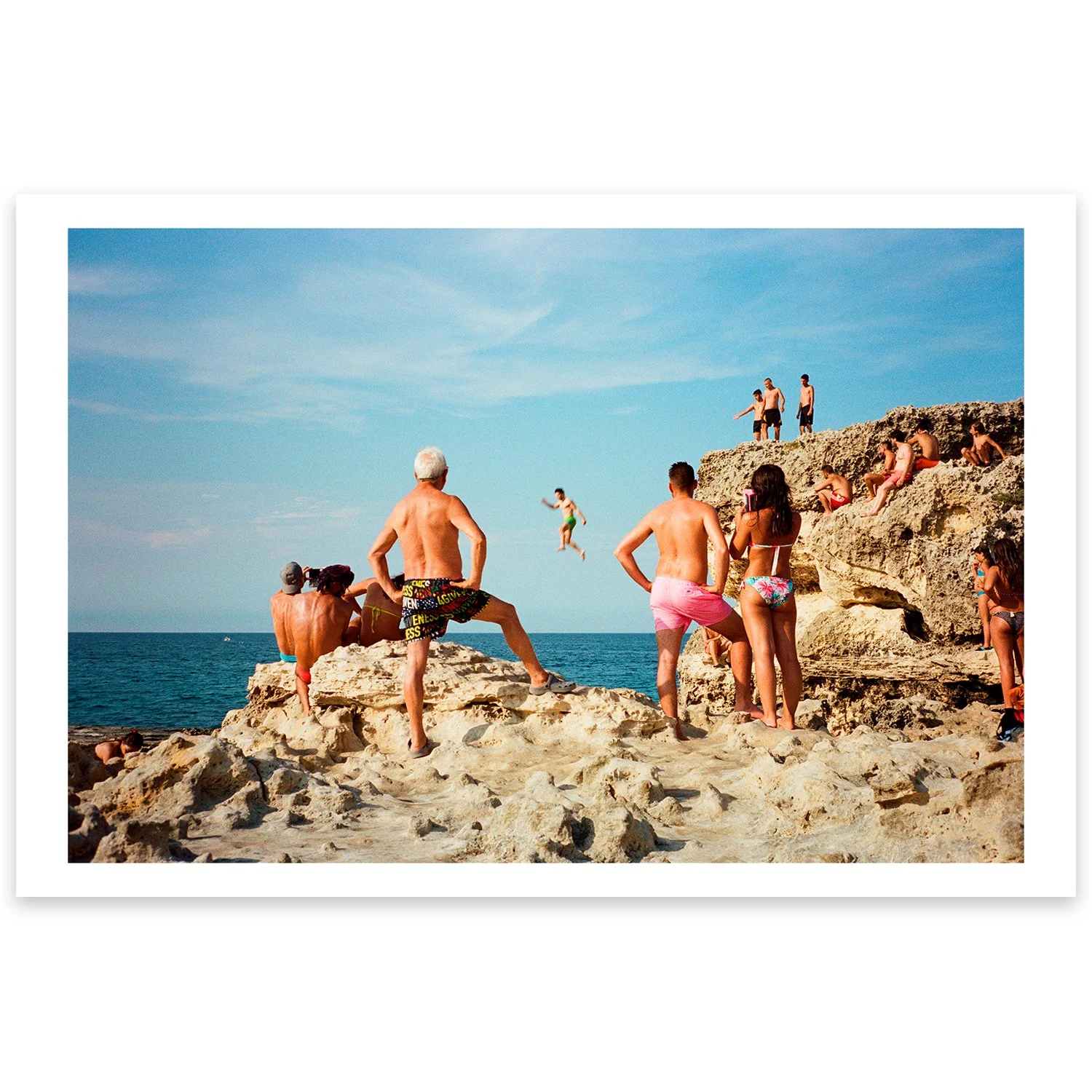 Archival photographic print shot at Grotto della Poesia, Italy, 2016 by Dean Lever