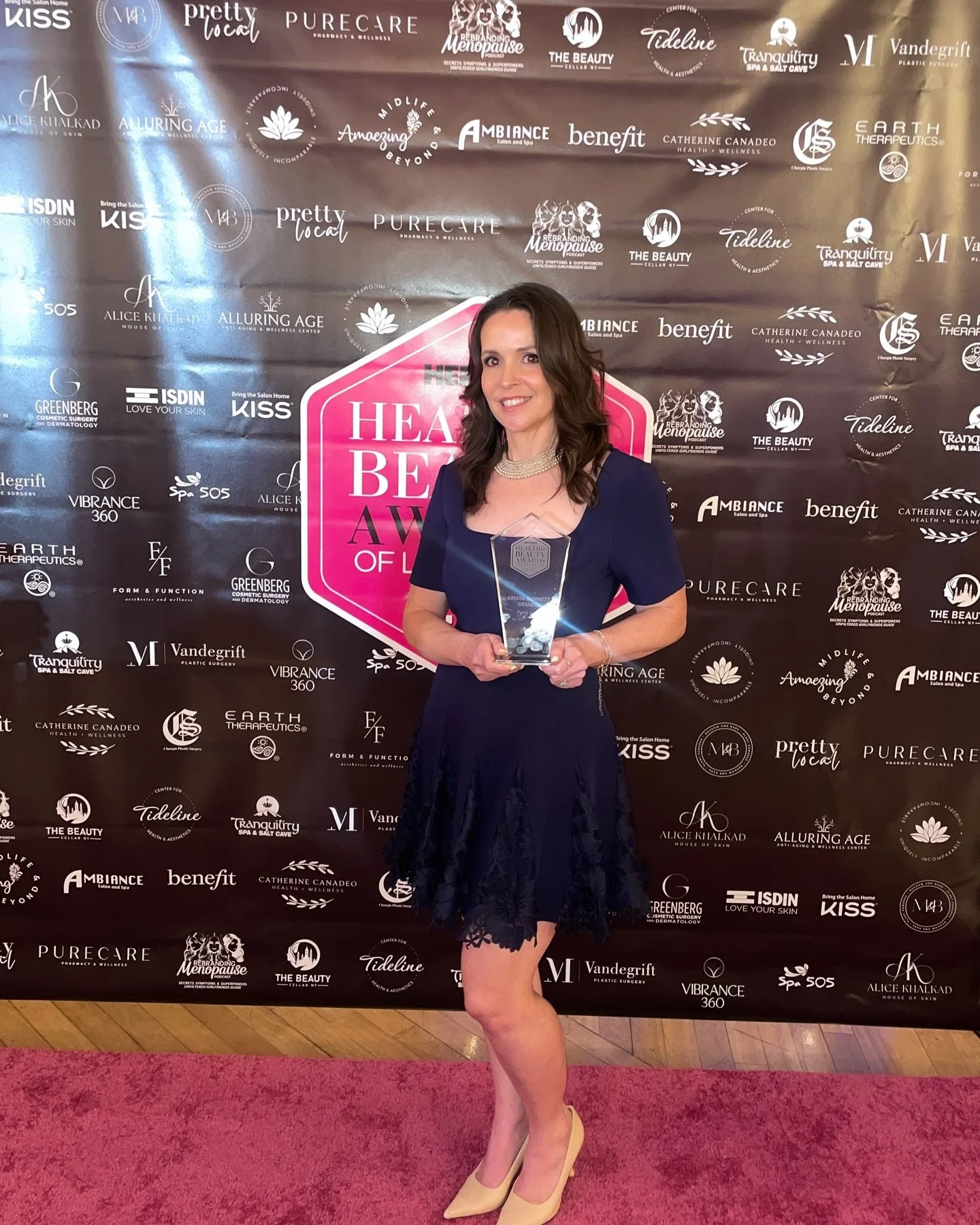 I'm still smiling from the Herald Health &amp; Beauty Awards, where I had the honor of hosting the evening alongside the incredible @amaezing.mae.caime. I was truly honored to receive the Beauty Influencer Award (along with my girl @jo_hair_and_beaut