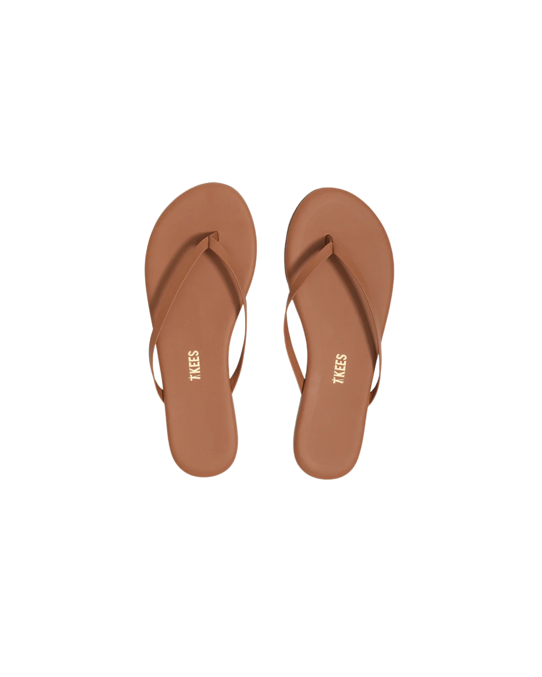 TKEES Lily Nudes Leather Flip Flop in Au Naturale