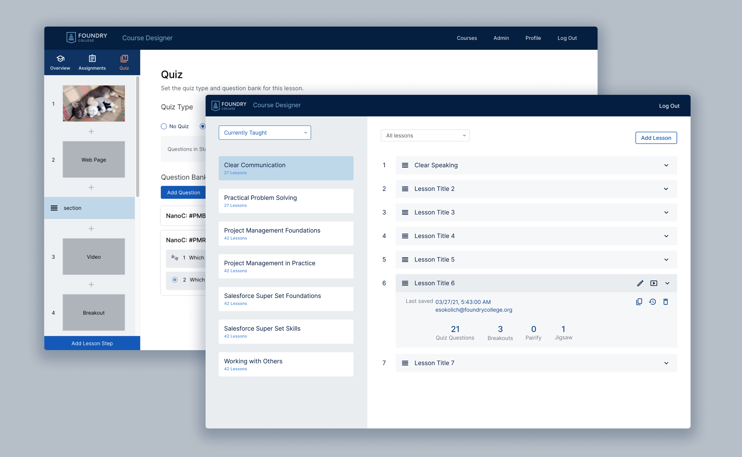 Foundry College | Visual & Product Design