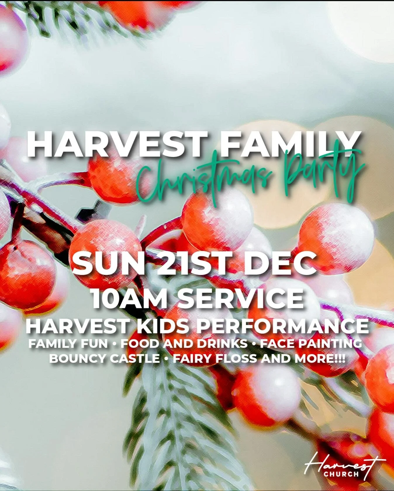 CHRISTMAS PARTY TOMORROW!! 🎄🎁

We would absolutely love if you would join us for our Christmas Party tomorrow at 10am!! 

We are so excited to celebrate Jesus and enjoy celebrating an incredible year! 

PETTING ZOO &bull; BOUNCY CASTLE &bull; BBQ &