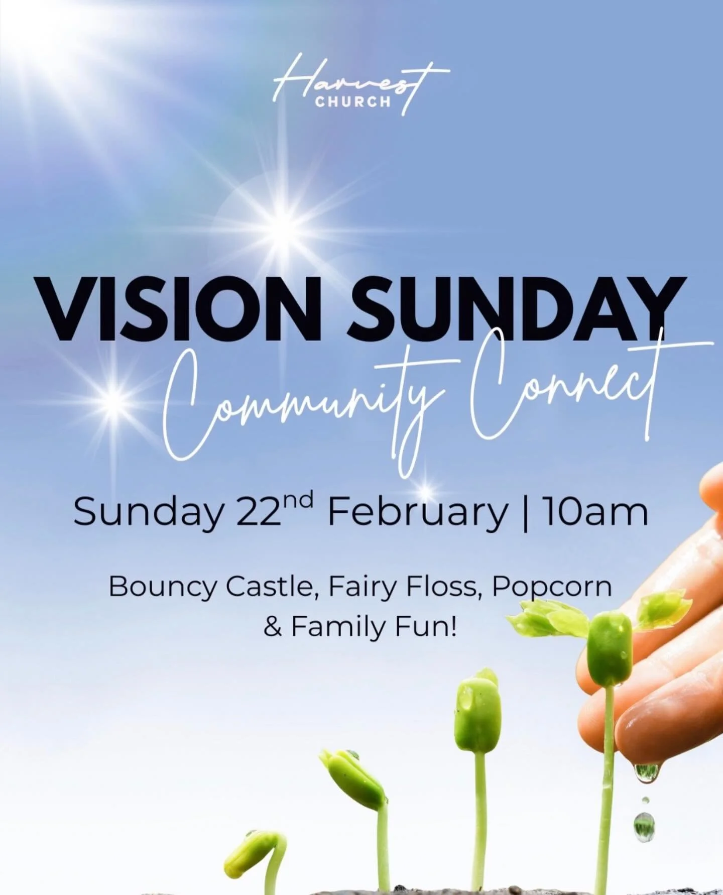 VISION SUNDAY IS HERE!! 

This Sunday is one of our most important gatherings of the year &mdash; Vision Sunday!!

As Ps Marty &amp; Ps Kerryn share what God has placed on our hearts for the season ahead, we&rsquo;re inviting you to lean in with us.

