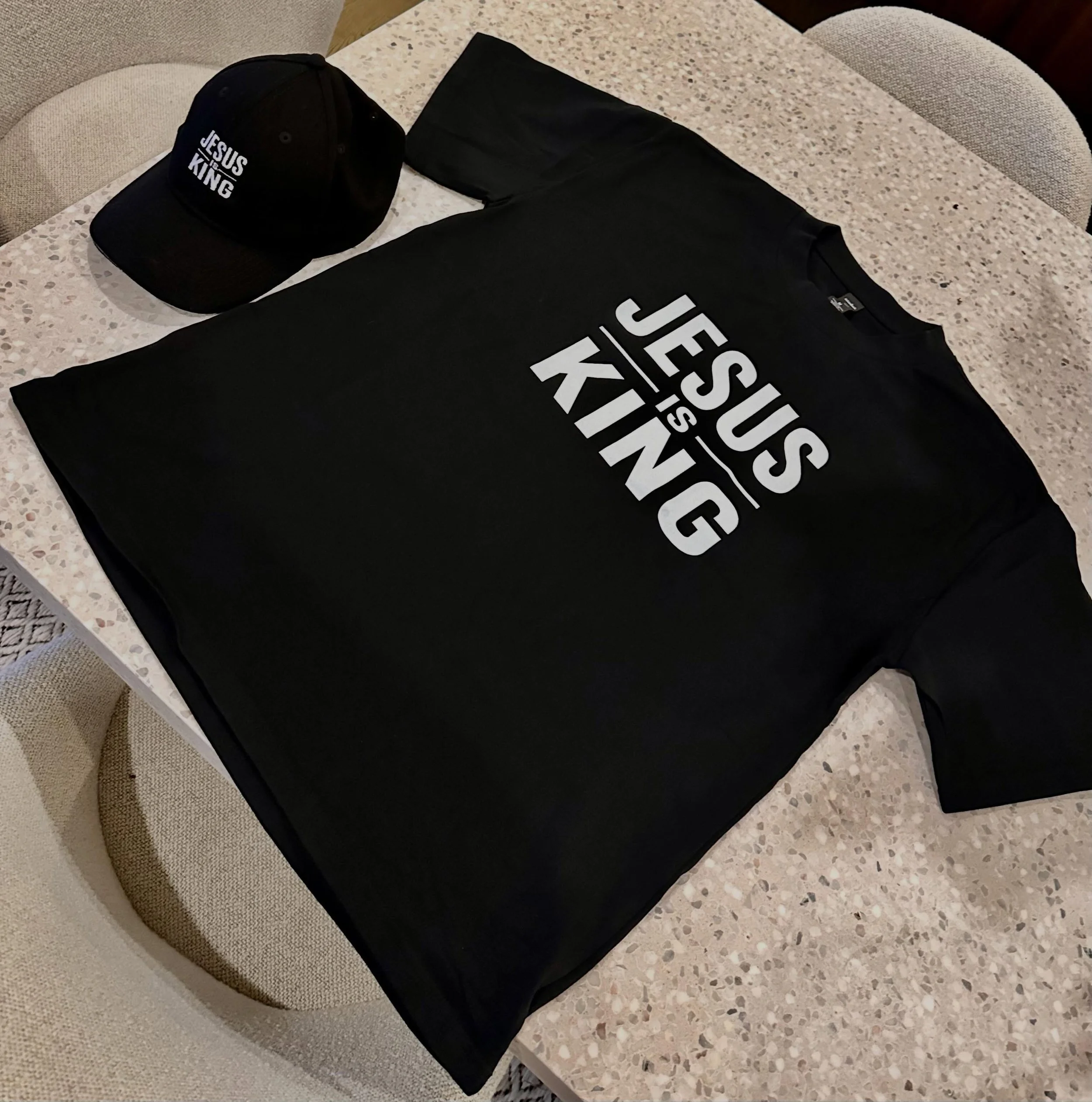***New Apparel drop this Sunday***
&lsquo;JESUS is KING&rsquo; heavy T-Shirts and Caps.
Let&rsquo;s flood ADL with more of Jesus💥
#jesusisking #harvest #adl