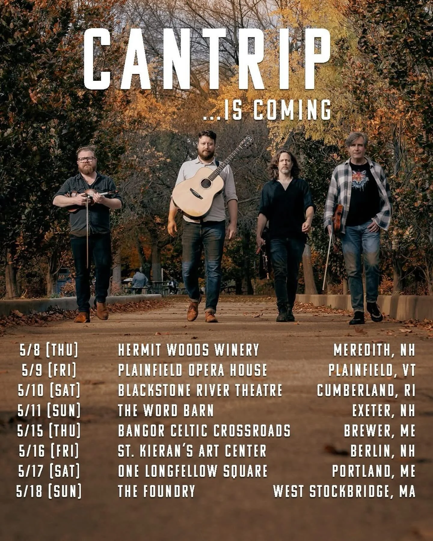 Heading to New England next week!

Tickets at the link in our bio

📸: @ngcamillee