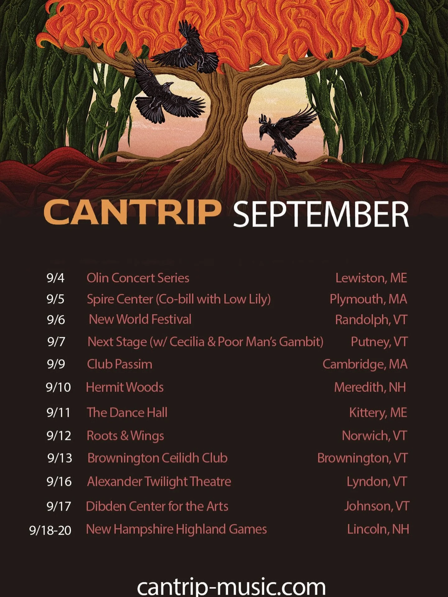 Up next, it&rsquo;s a big one! 

#cantrip #fireandwine #scottishmusic #pipes #trad