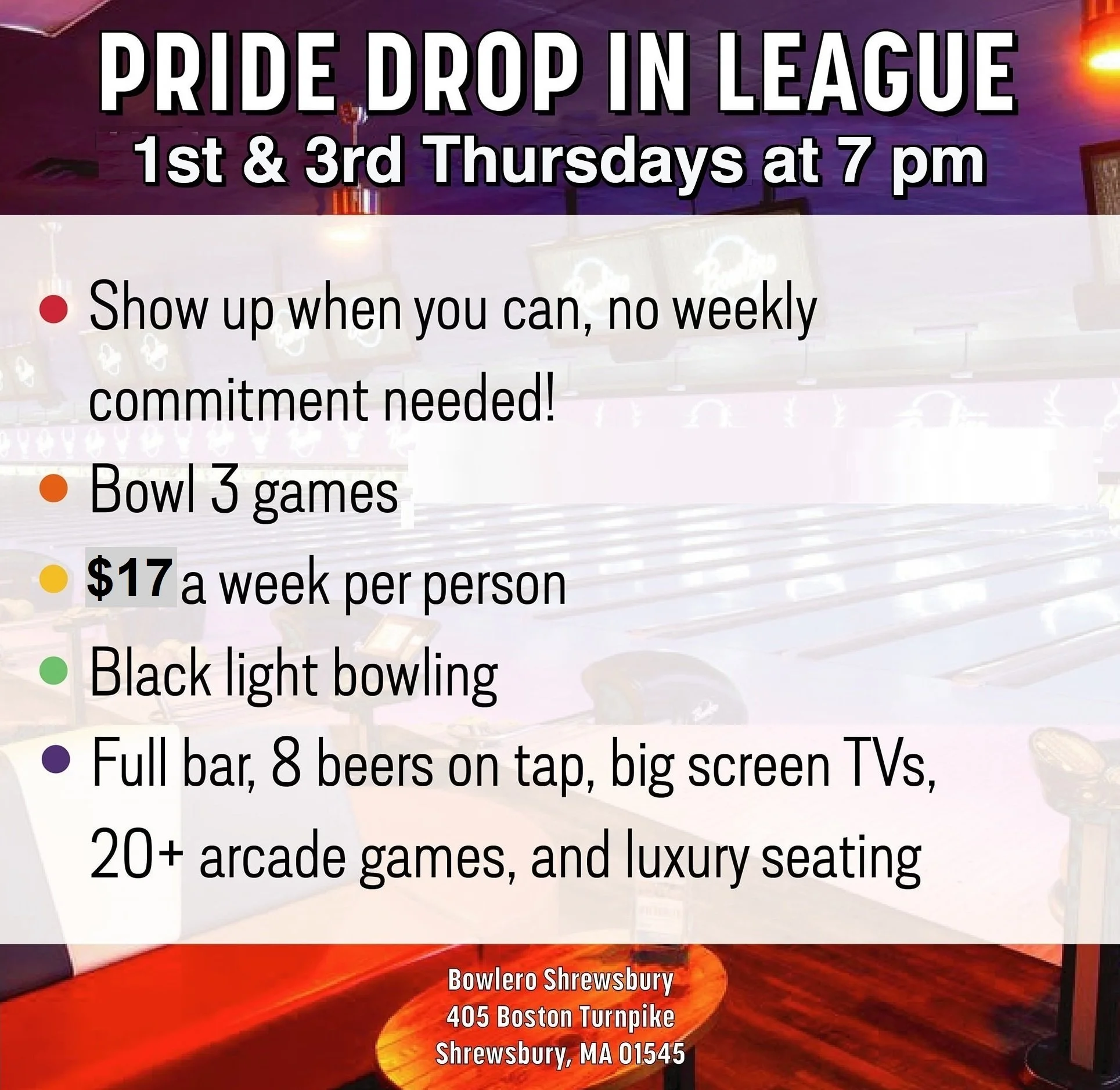 Pride Bowling 2026-2027 Kickoff