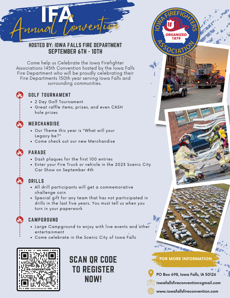 2023 IFA Convention — Iowa Firefighters Association