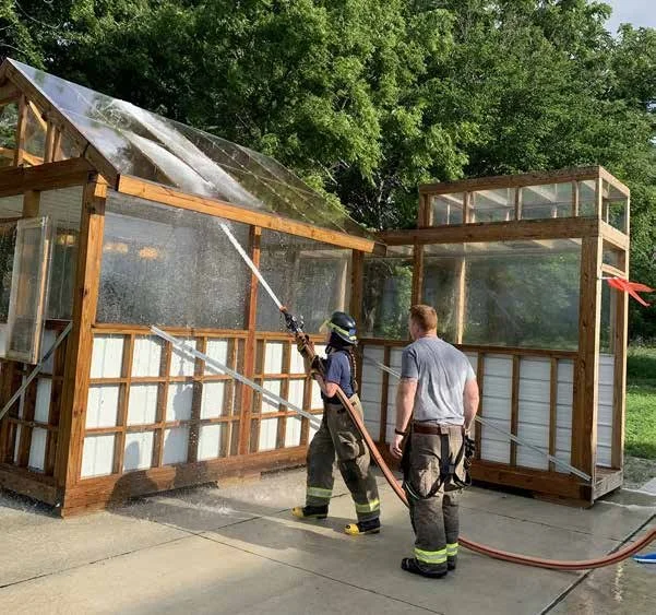 Attic Fire Suppression:              Work the Eave, Not Just the Gable