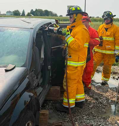 Plymouth VFD Take Part in Vehicle Extrication Training