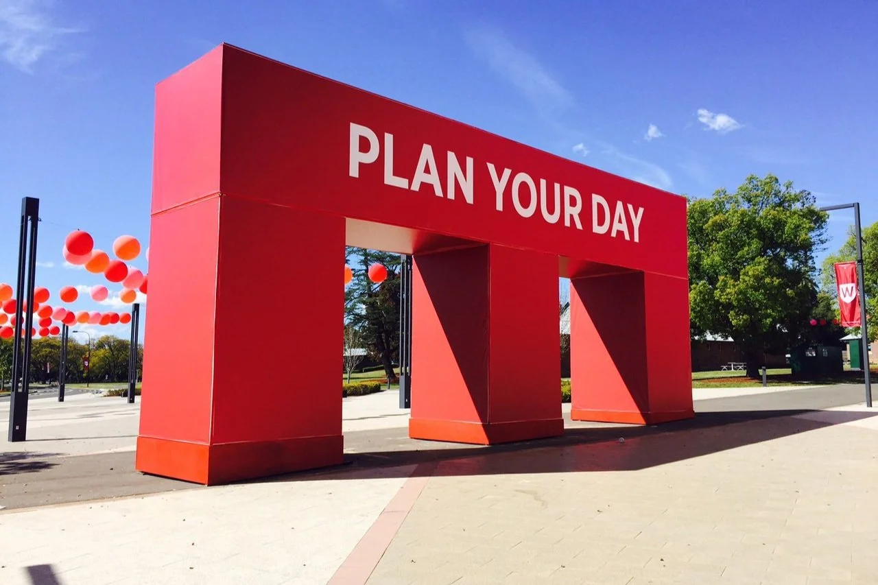 Experiential, branded & event signage — Scaffad