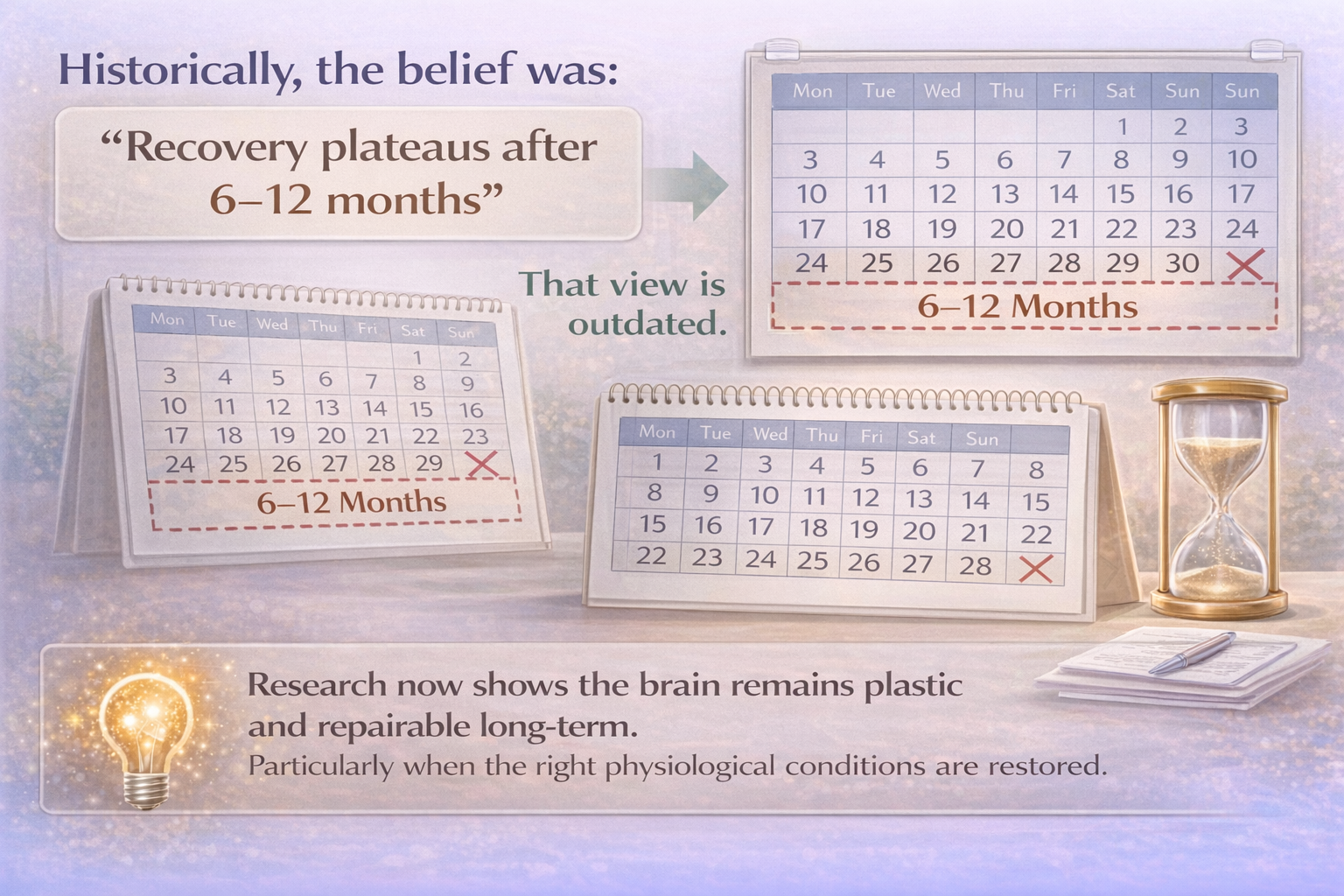 historically recovery plateaus