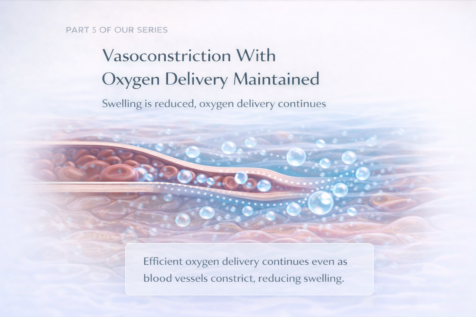 Vasoconstriction with Oxygen Delivery Maintained
