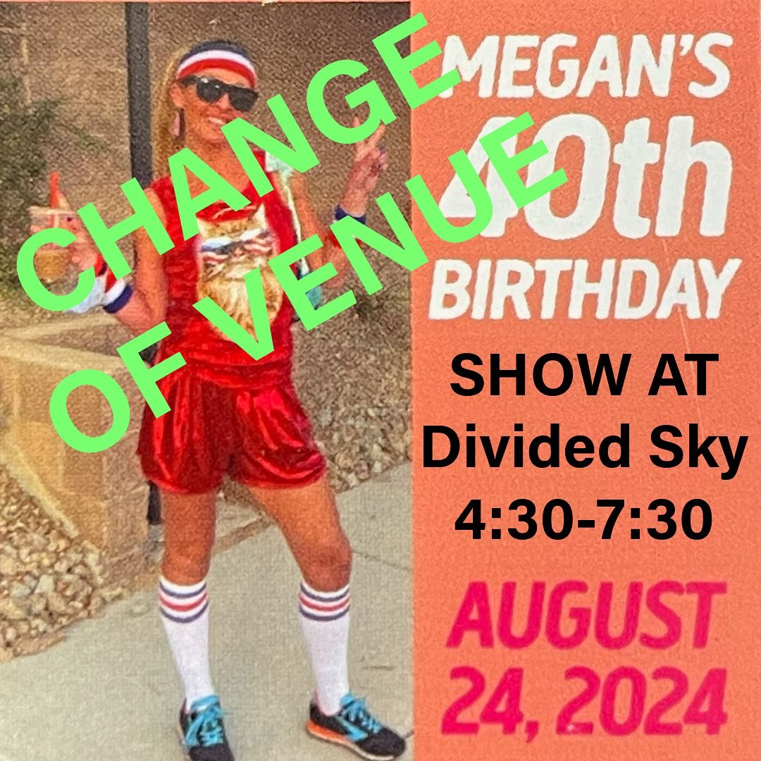 Divided Sky, 4:30-7:30 TODAY Aug 24
With the possibility of rain in the forecast, we made the decision to move the party to the Divided Sky. 

It&rsquo;s birthday, so come boogie down with us at the Hangar from 4:00 to 7:00 p.m. tomorrow August 24!

