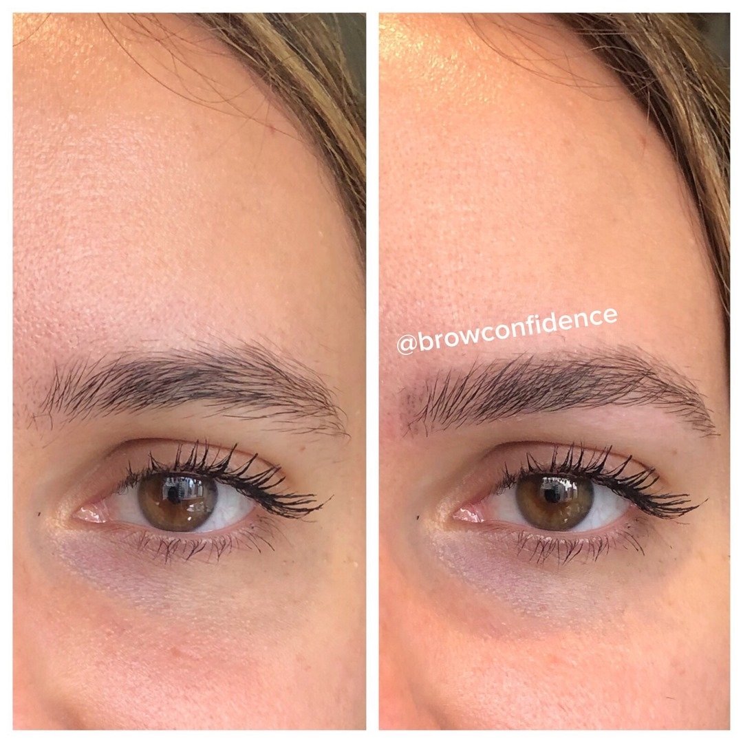 #BCBrowTip One of the signatures of brow style is creating a consistent thickness.

Whenever we want a lift, the removal happens from underneath, and it's about creating a consistent thickness 

This lift also has to happen from the outer edge, as wh