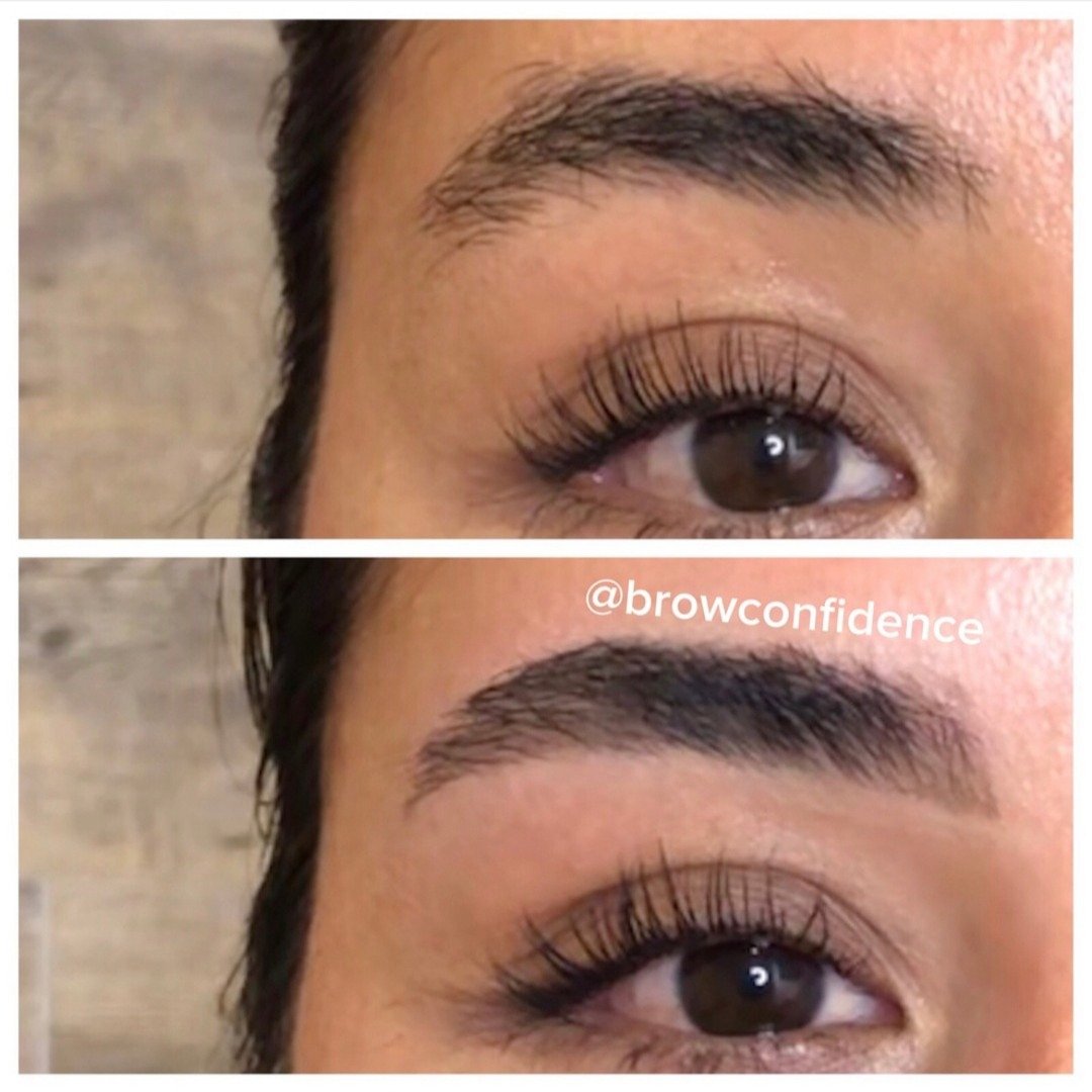 The key to neat brows (not overly shaped brows) is regular maintenance of obvious stray hairs, making it a low-risk process. 

If you&rsquo;re unsure about which hairs to tweeze, gently pull on them to check if they lie within or outside the natural 