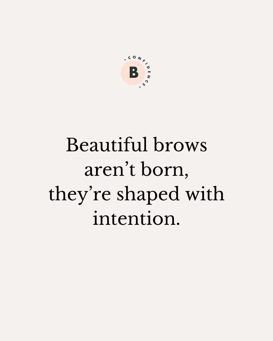 Beautiful brows aren't born, they're shaped with intention.

Looking forward to seeing you in my chair soon ✨